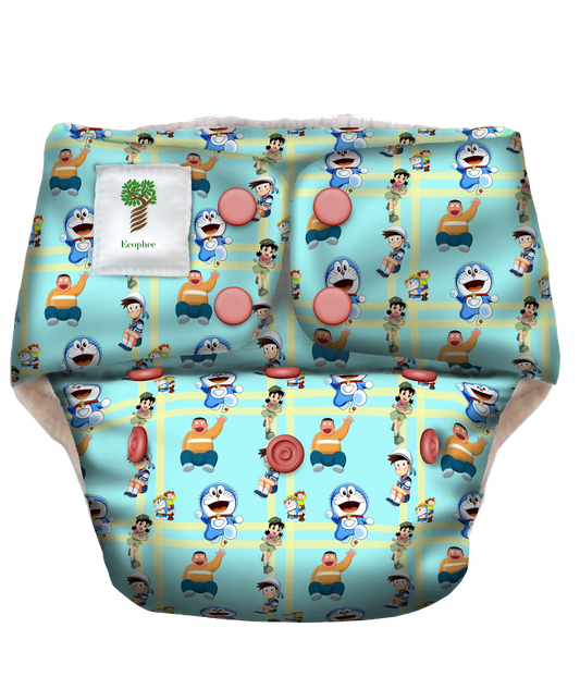Motu and Patlu PeachPERFECT V1.0 Cloth Diaper