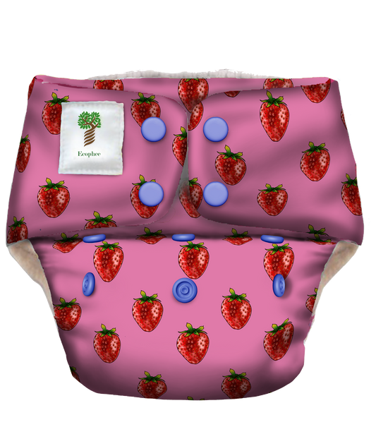 Strawberry PeachPERFECT V1.0 Cloth Diaper